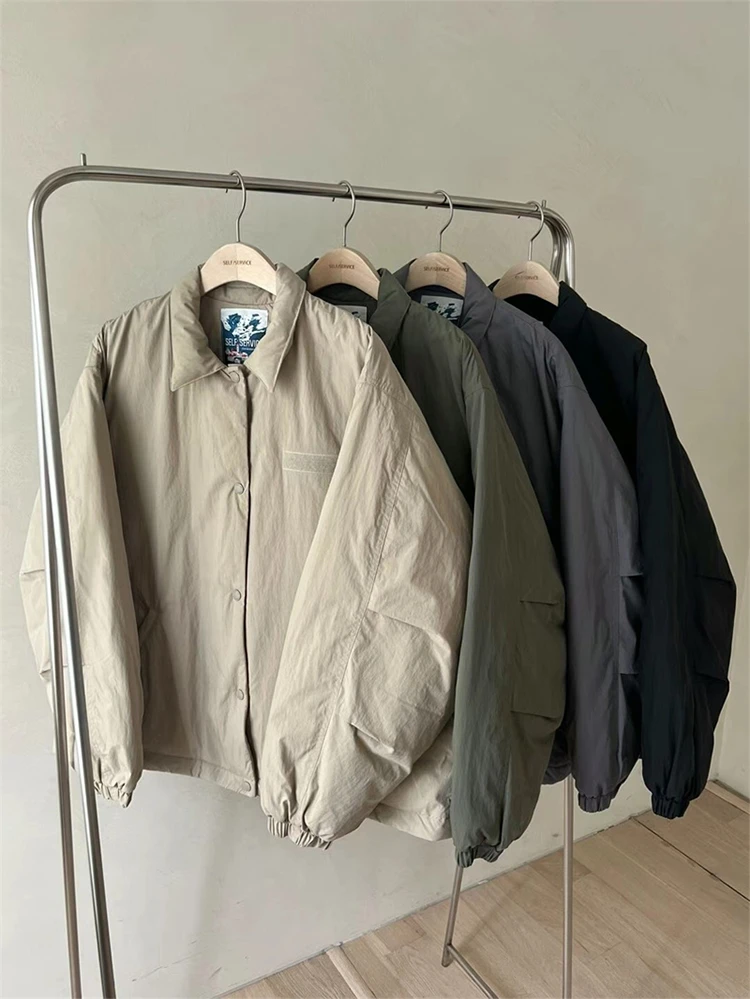【self service】2024冬季新款工装复古保暖女短款外套