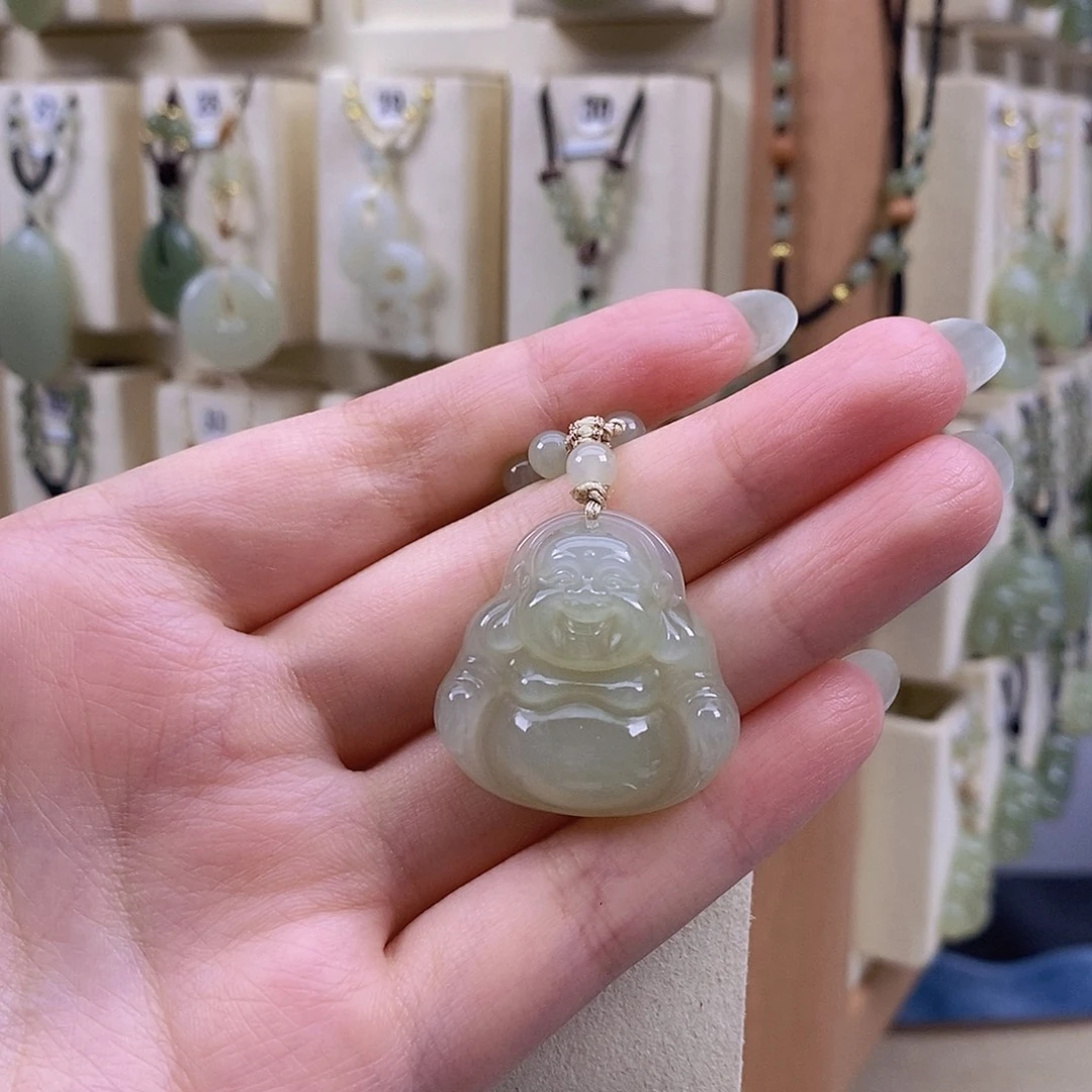 穷***子颈饰未镶嵌和田玉