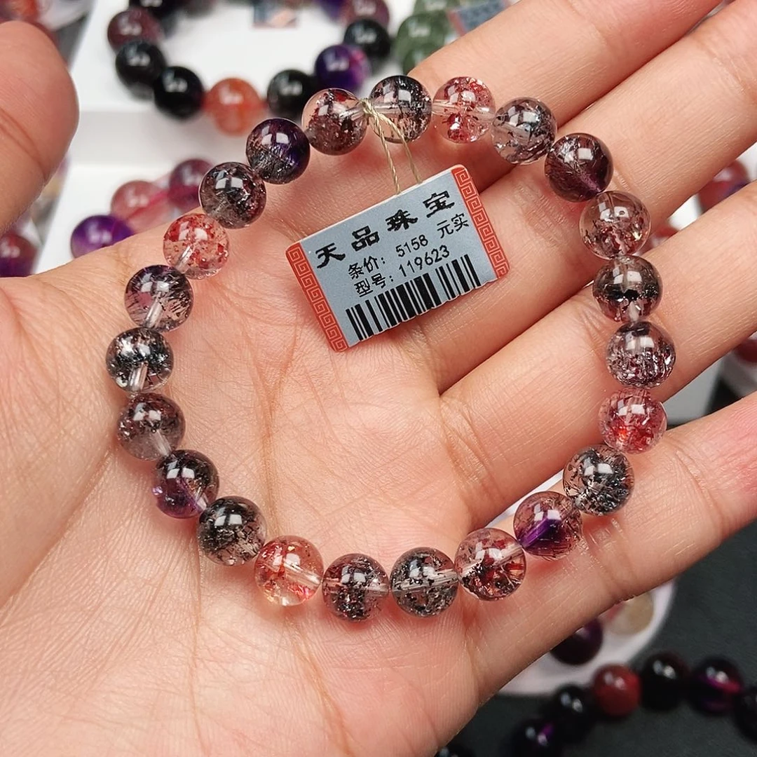 水晶未镶嵌手链超七119623