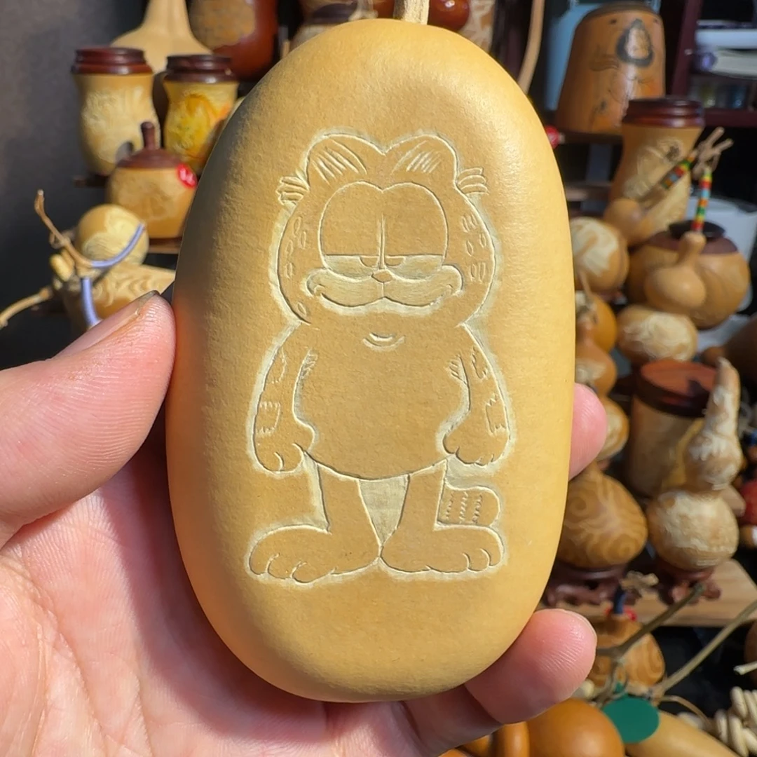 有机玻璃加菲吗夹板雕刻