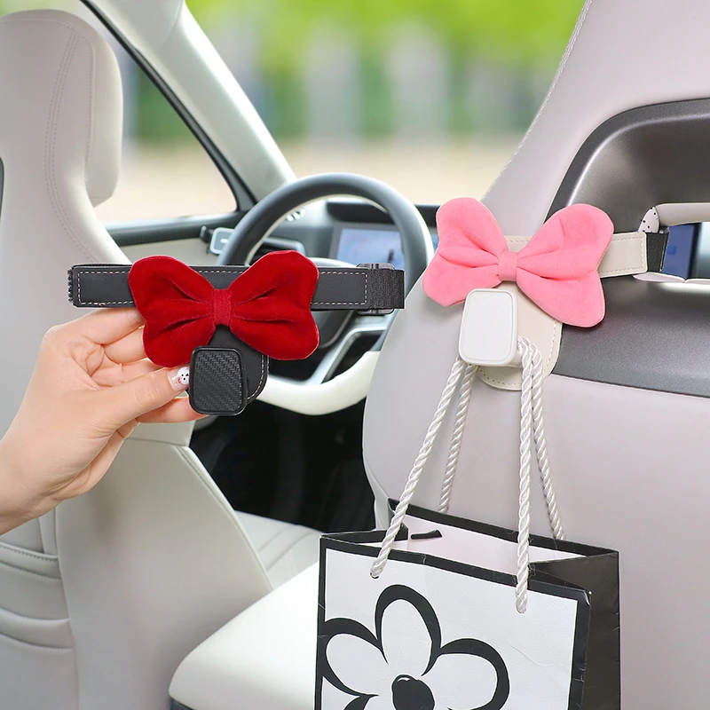 汽车比亚迪海豚海鸥蝴蝶结挂钩运动座椅背挂勾女神内饰创意车用品