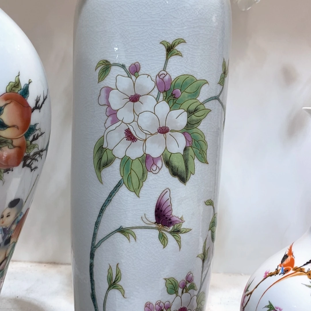 摆件景德镇陶瓷花瓶摆件