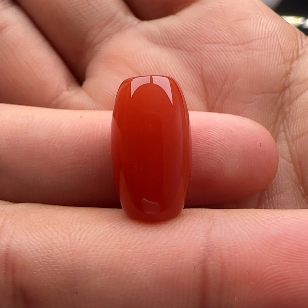 南红玛瑙桶珠10x17.2未镶嵌