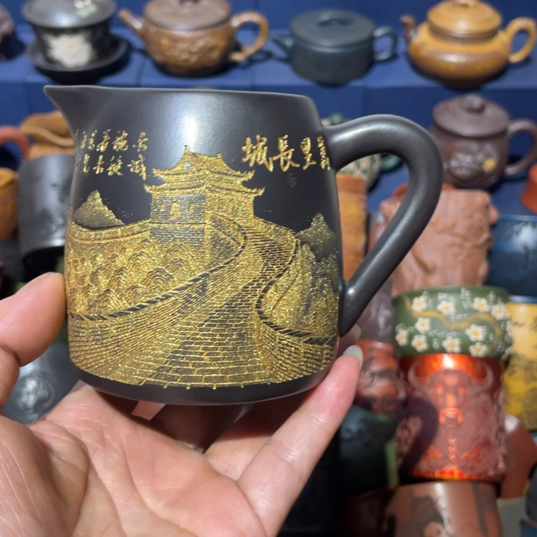 原矿紫砂手工主人杯
