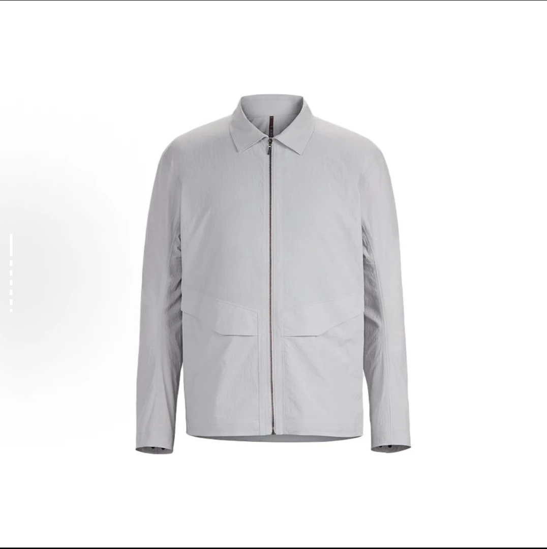 商务系列领导风夹克夏季夹克！轻薄透气弹力外套高端商务长袖夹克