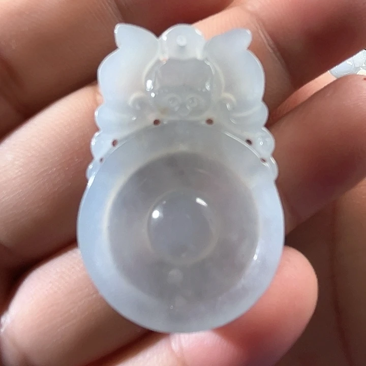 翡翠未镶嵌颈饰天然