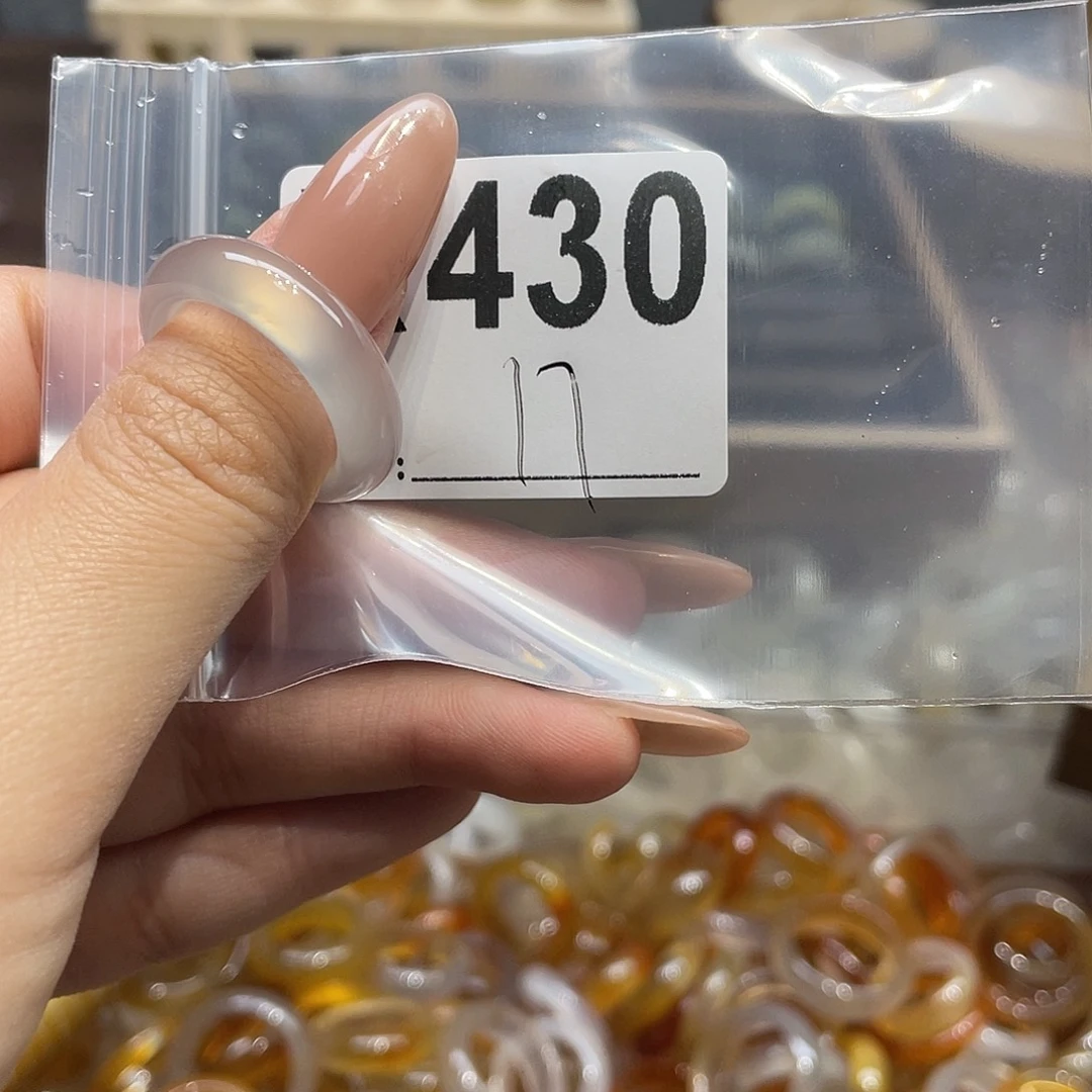 玛瑙/玉髓未镶嵌戒指430