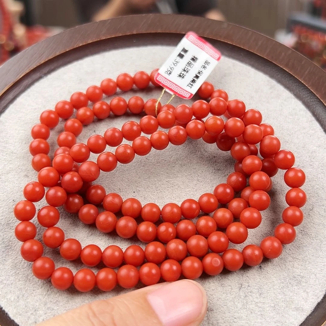 南红玛瑙手串未镶嵌