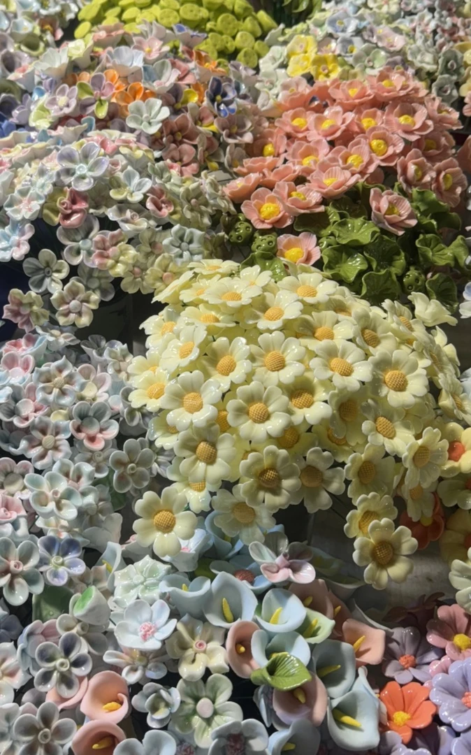 景德镇陶瓷花送女友闺蜜高考毕业纪念新年礼物生日礼物桌面小摆件