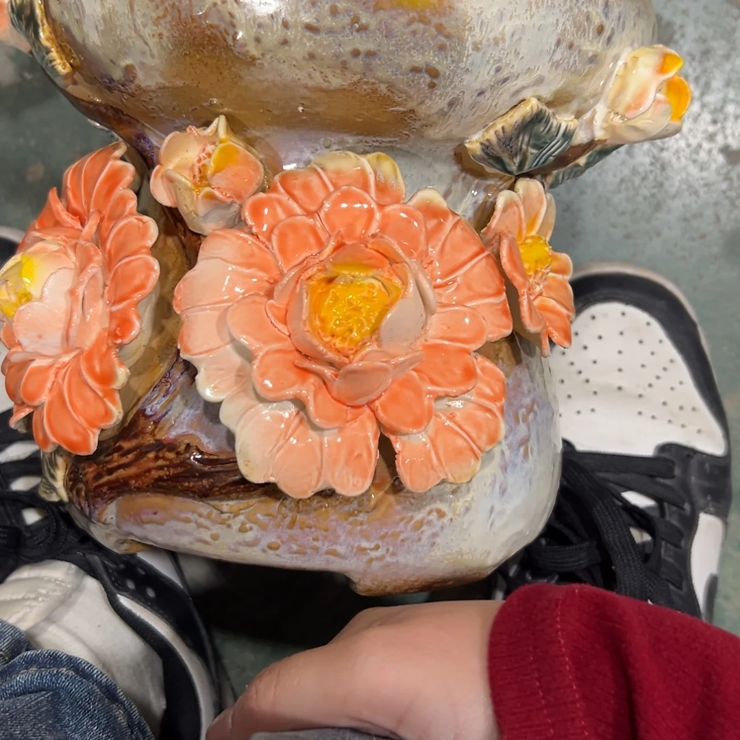 满20米秒退拉黑花盆
