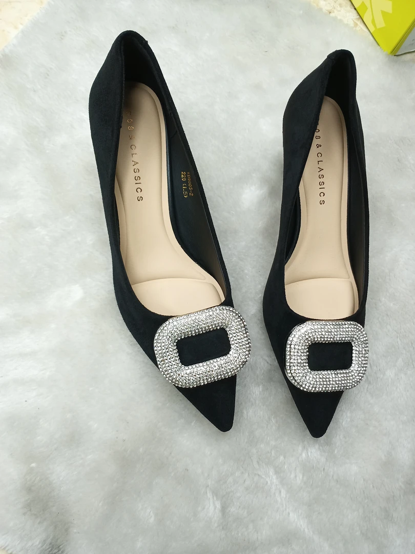 时尚百搭女鞋高跟鞋单鞋9005