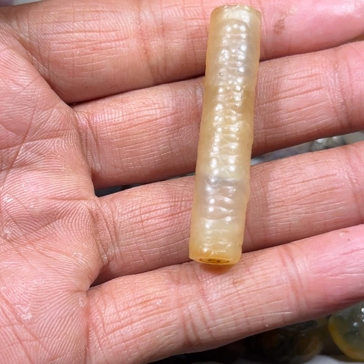 琉璃手工艺品天然管石