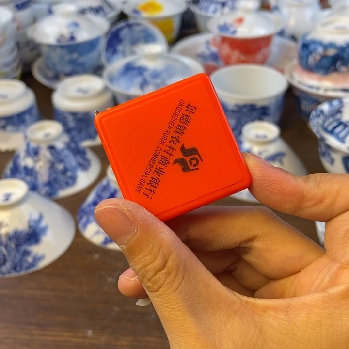 杨***子瓷片天明雪景一套
