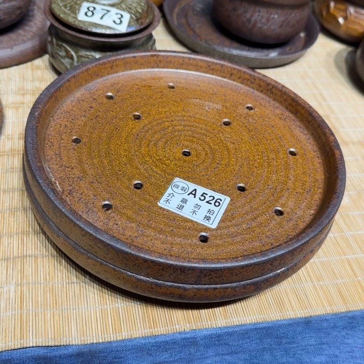 杯粗瓷茶具素胎无釉盖碗