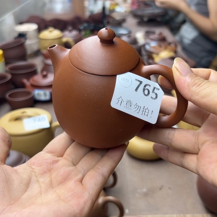 茶壶紫砂小红泥瑕疵260
