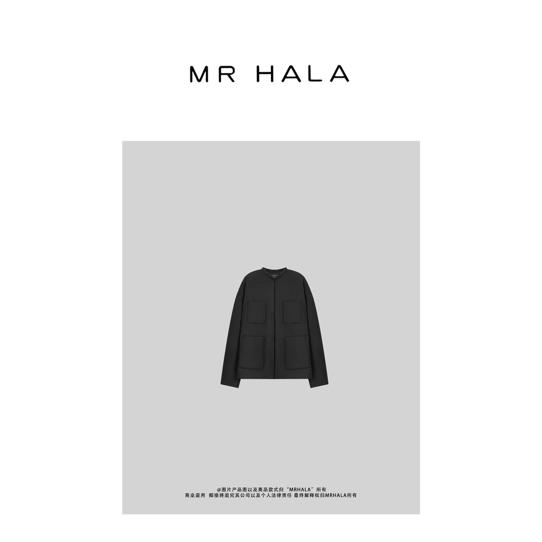 MRHALA 暮从精裁白鹅绒口袋外套女 LW39040