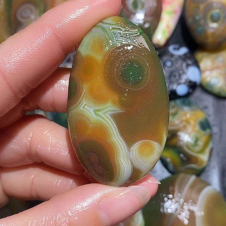 玛瑙/玉髓合金颈饰