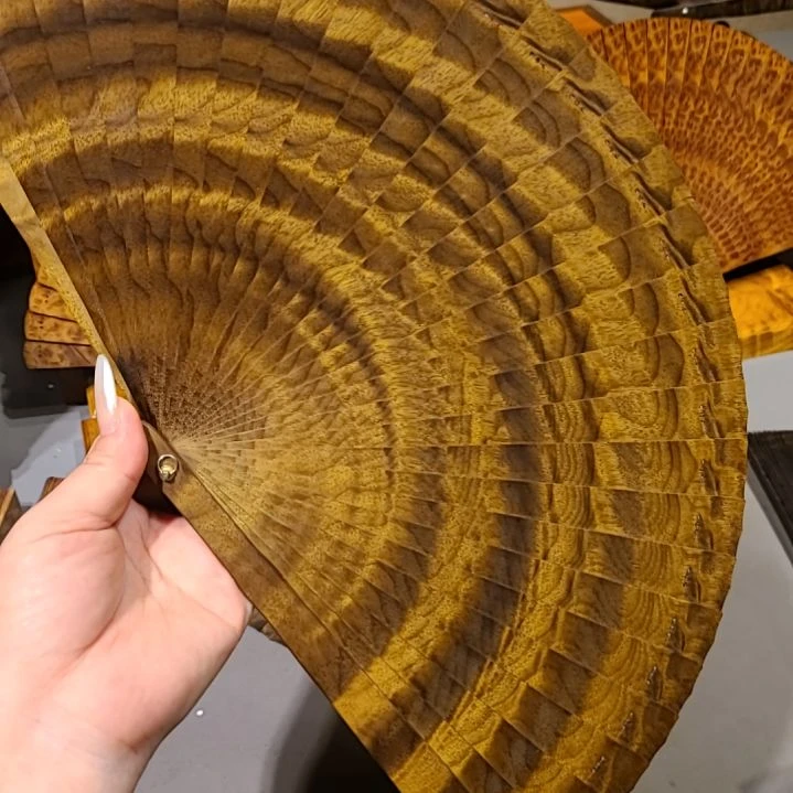 扇子21小叶桢楠金丝楠木苏扇阴沉