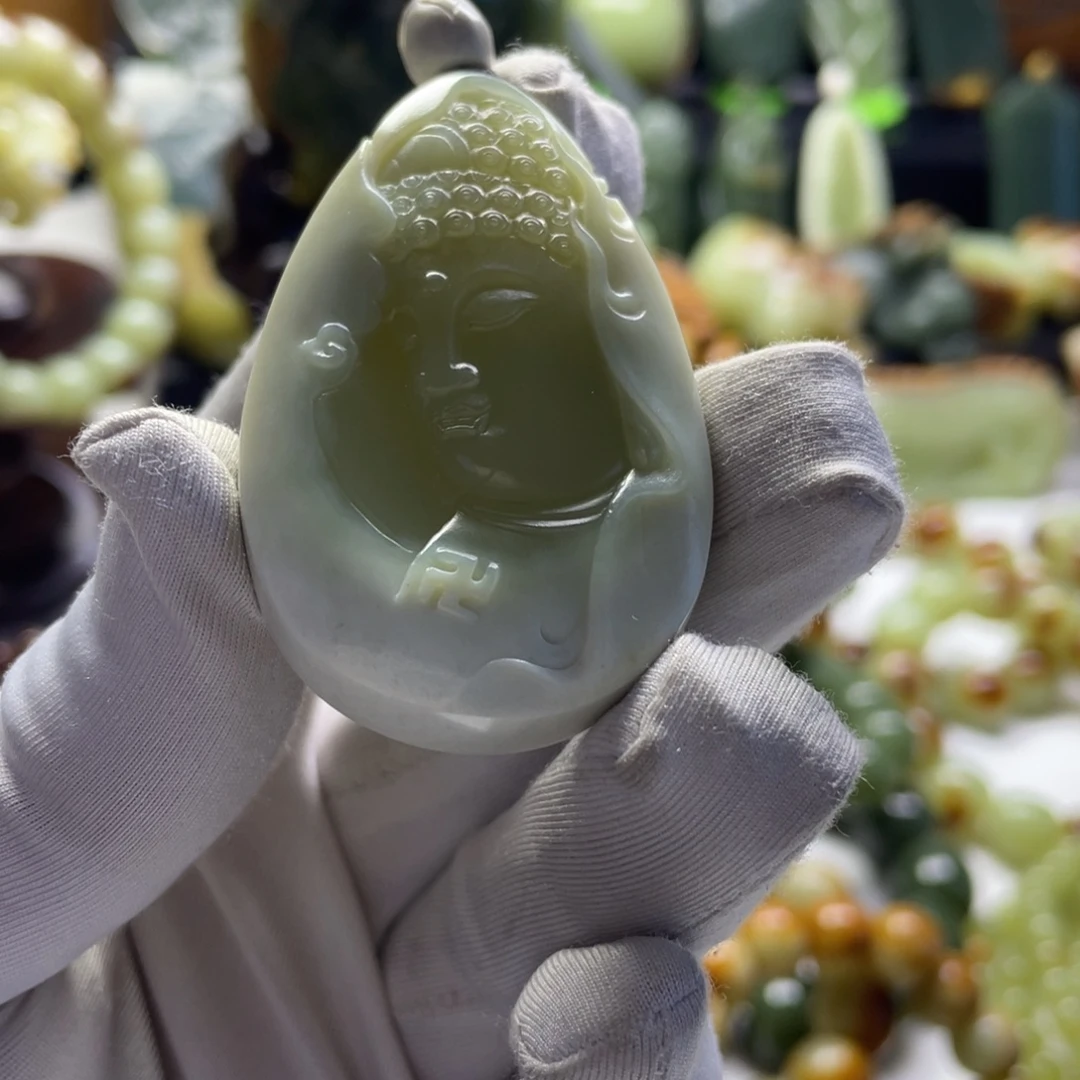 岫岩老玉（透闪石质玉）未镶嵌颈饰