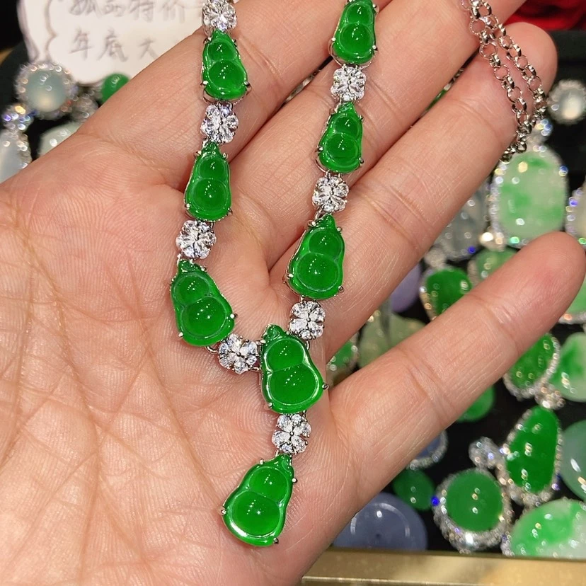 【闪购商品】颈饰未镶嵌翡翠天然翡翠