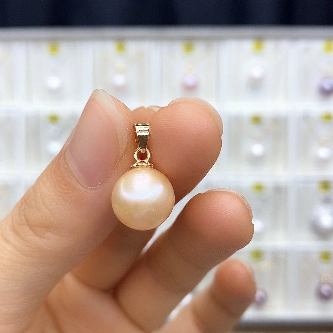 淡水珍珠合金吊坠(不含链)