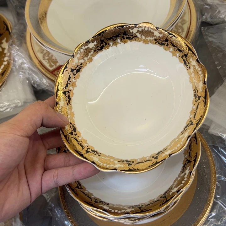 瓷片6寸水果碗两个一单