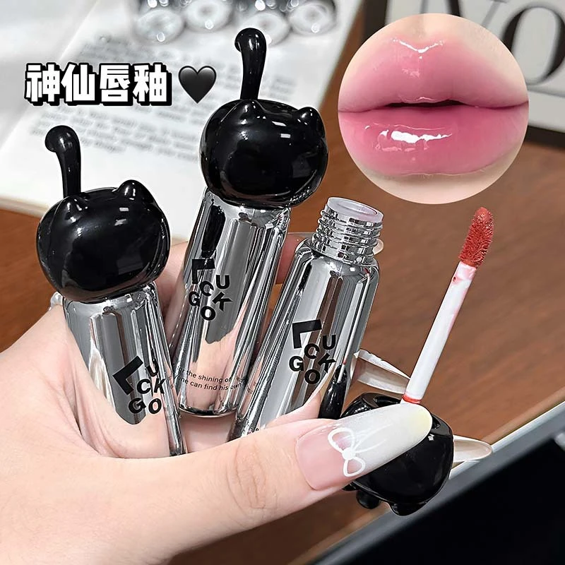 法国兰冠护水光防水滋润唇釉轻盈透润镜面口红温柔显白学生党素颜