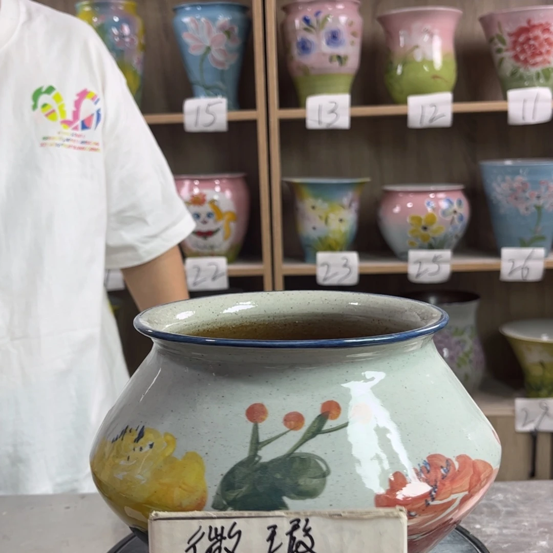 景德镇陶瓷花盆花盆