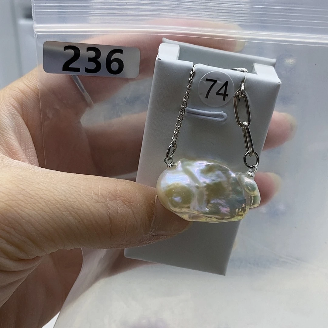 颈饰合金淡水珍珠