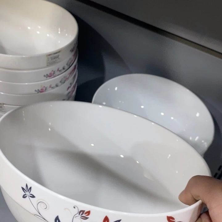 陶摆件167号8英寸2个装汤面碗