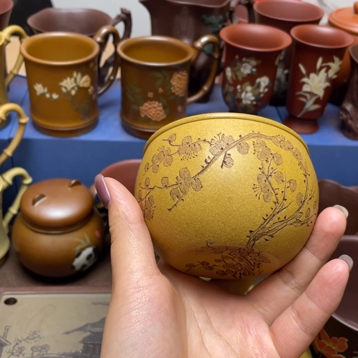 紫砂茶杯紫砂主人杯