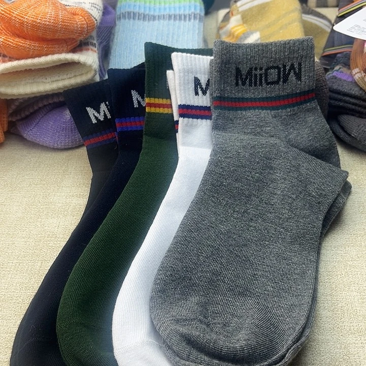 山羊毛棉五双休闲运动袜