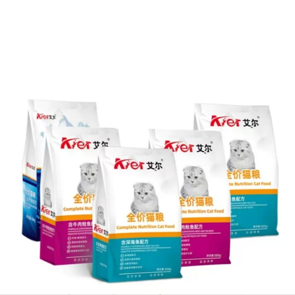艾尔猫粮5斤金枪鱼味500g成猫幼猫通用型深海鱼味牛肉鲑鱼猫咪