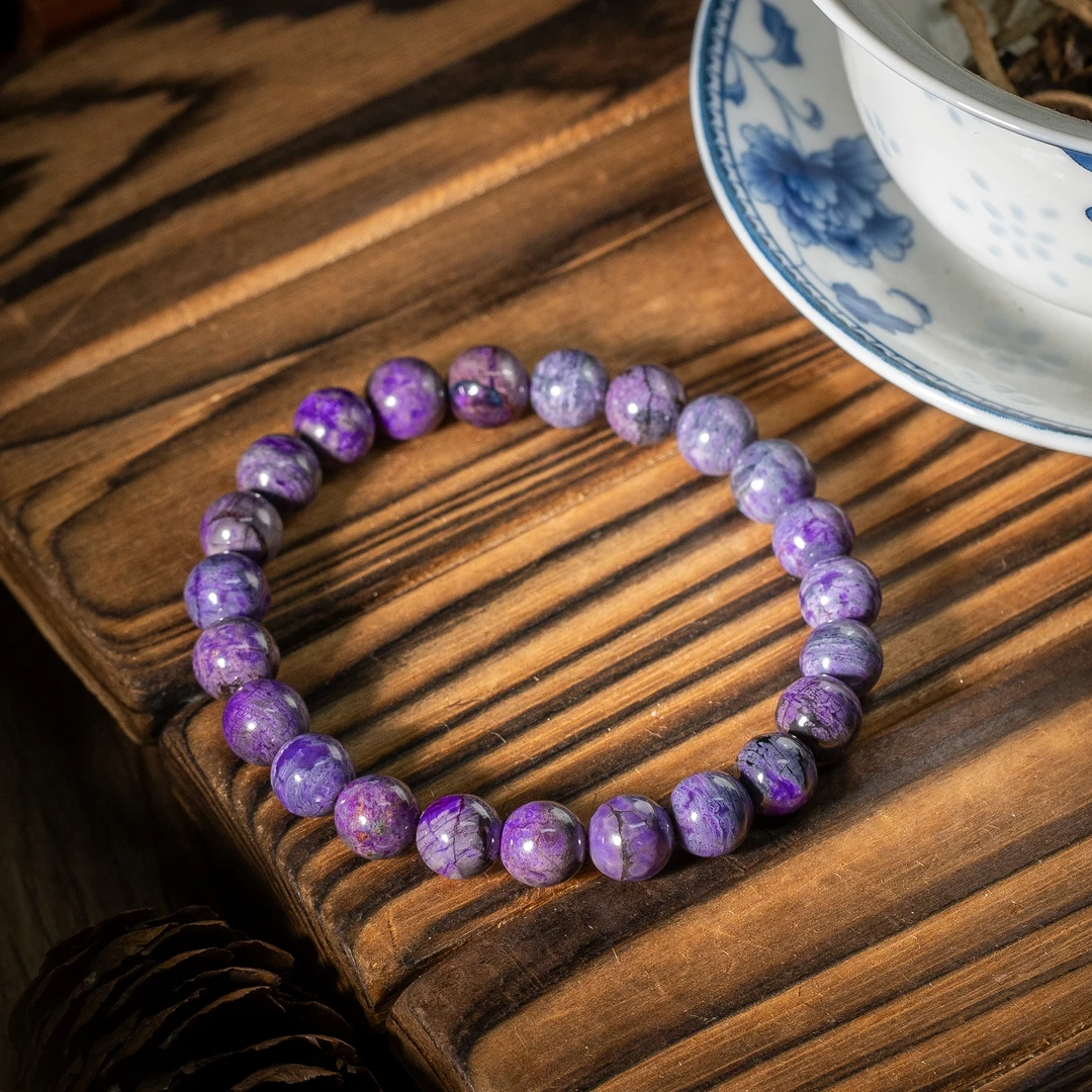 世间臻宝-颂宜丨舒俱来圆珠手串/多样性发/发一件/P6378/