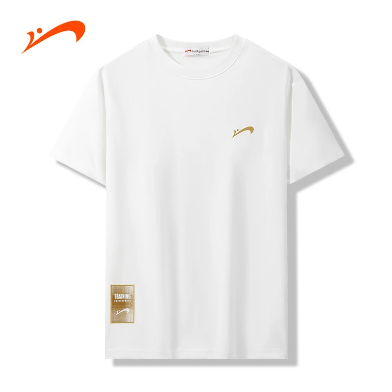 贵人鸟夏季新款短袖男女款T恤百搭休闲上衣女圆领运动半袖