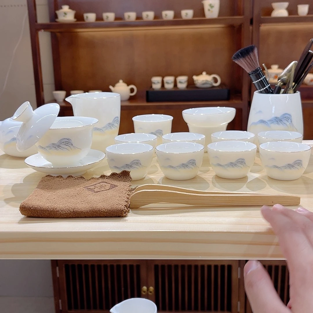 瓷片羊脂玉瓷羊脂玉瓷