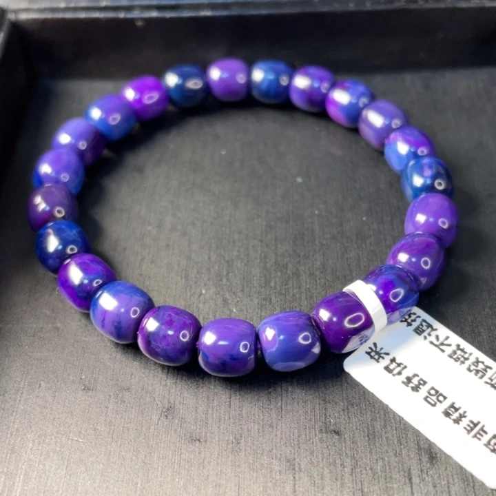 苏纪石（舒俱来）18K金镶嵌耳钉幻彩手串