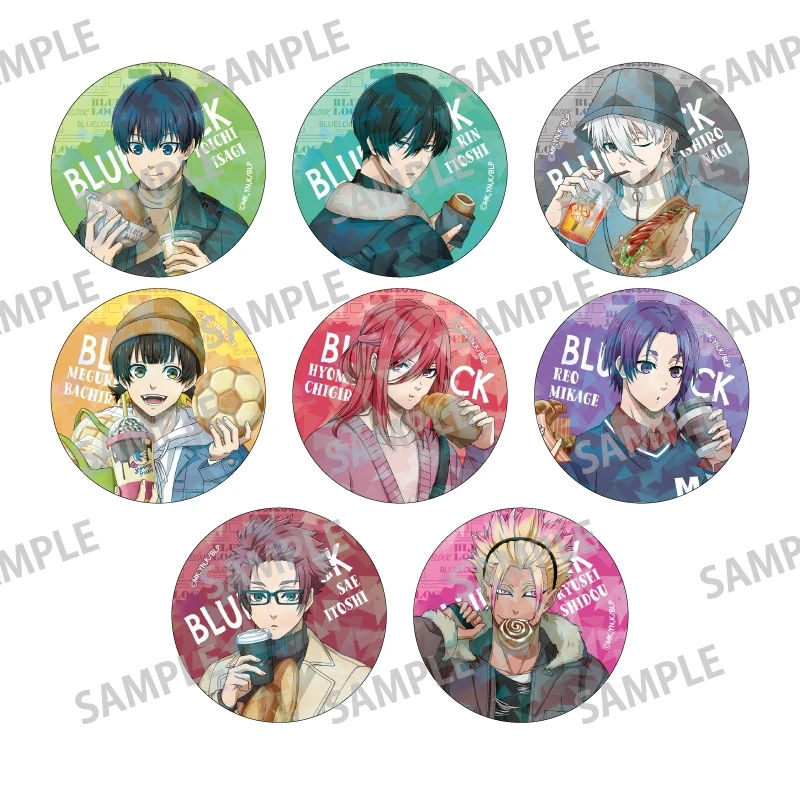 【蓝锁日谷】 蓝色监狱 秋日面包系列 吧唧徽章 色纸 透卡 盲盒代拆