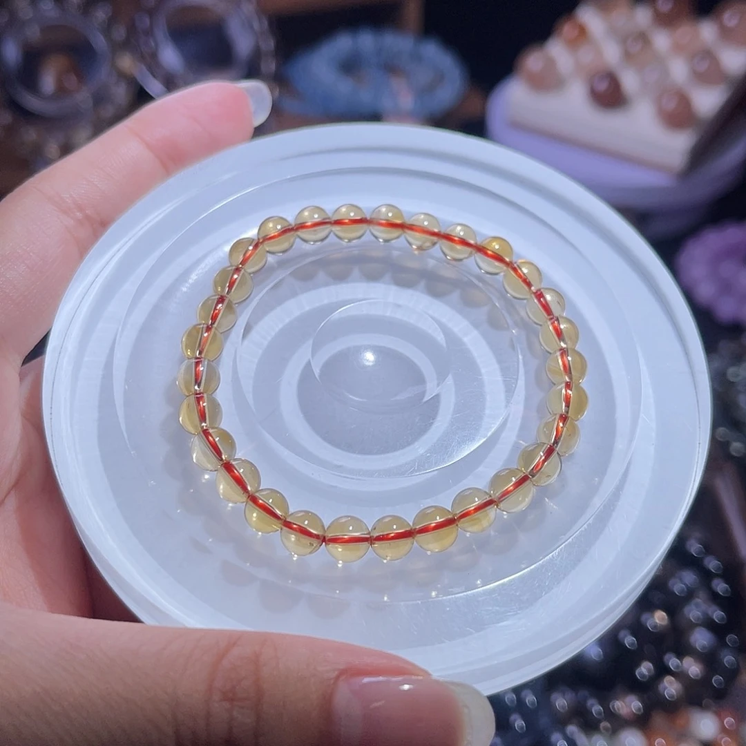 水晶手链未镶嵌巴西黄水