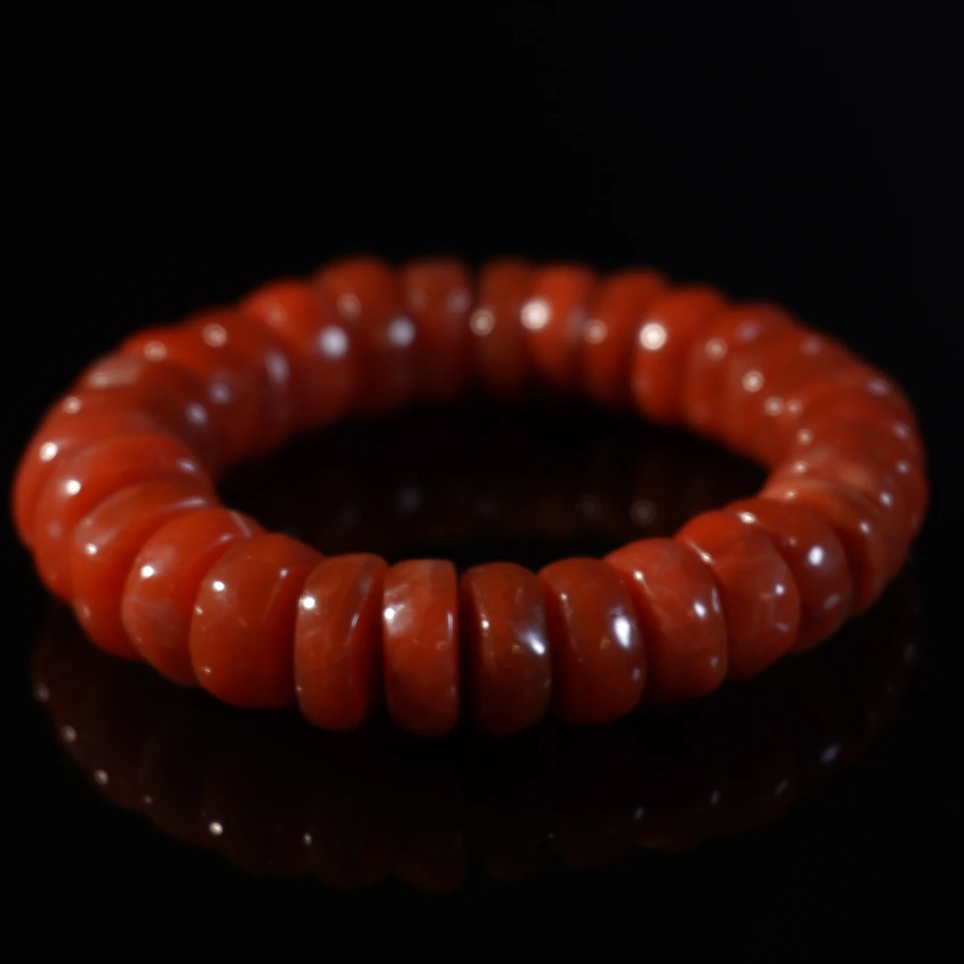 清代南红手串/HY019416/金玉良缘/槐荫山房