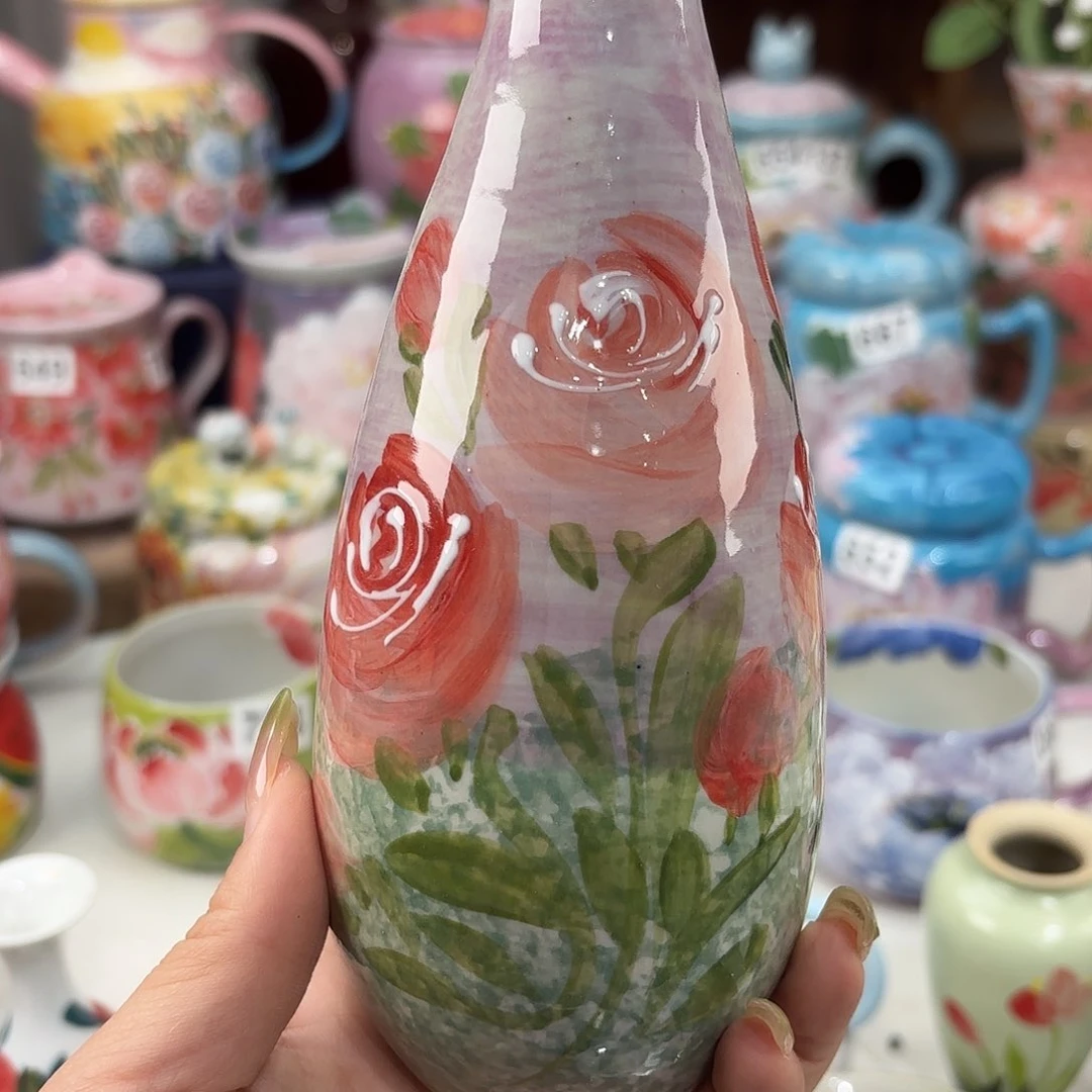 景德镇手绘高温釉下彩陶瓷茶具