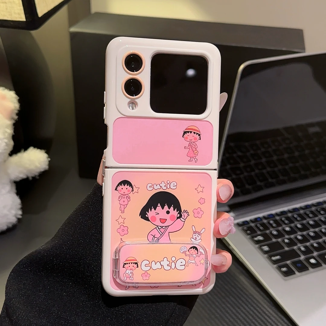 适用华为POCKET2手机壳奶油壳FINDN3FLIP小丸子华为poc2024高级感