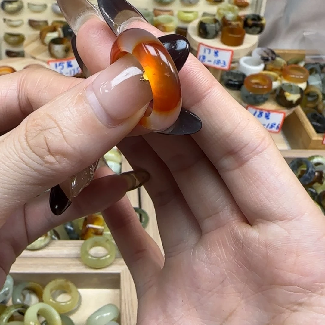 岫玉岫玉直切内径17未镶嵌溪**漪