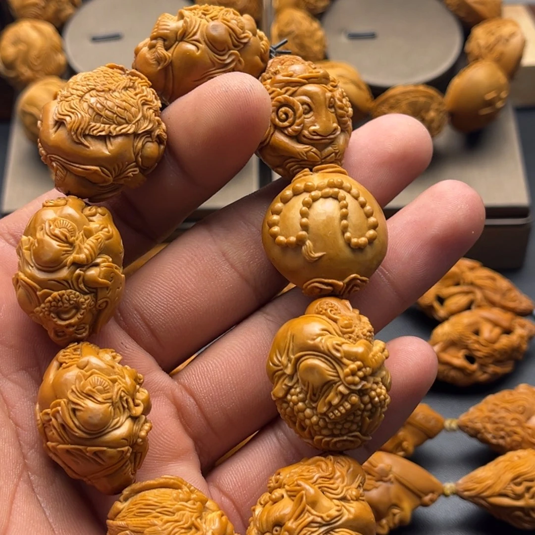 余***鳌手串/手链橄榄核达摩
