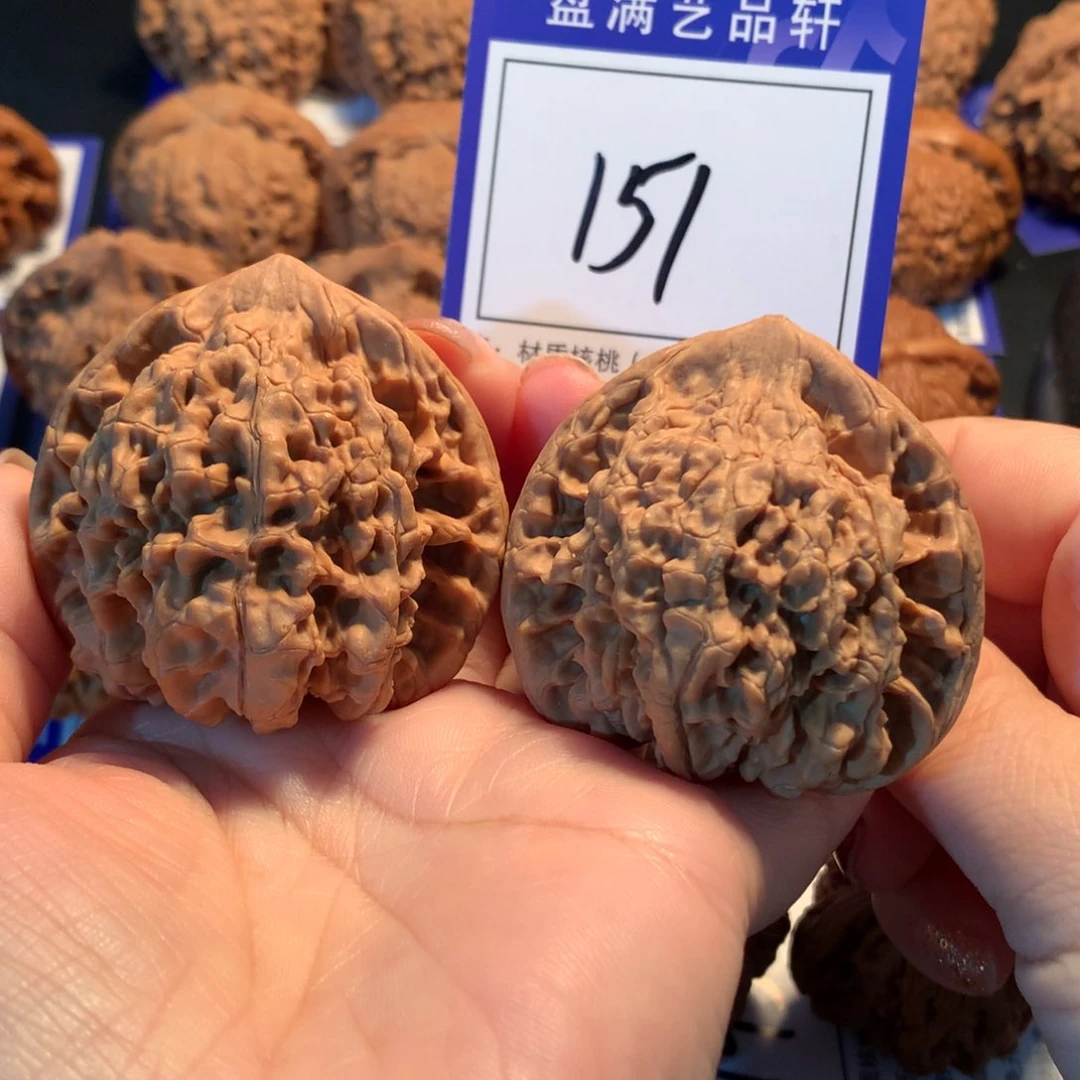 文玩核桃把件151官帽4.9