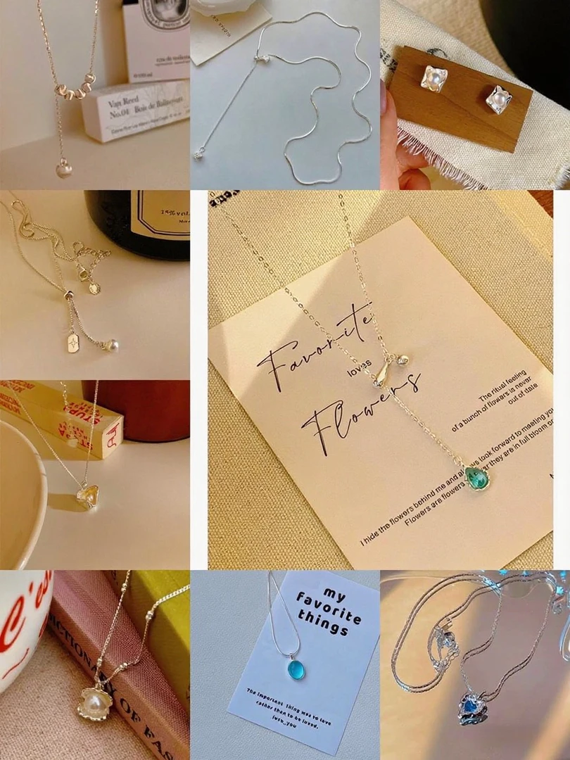 非金属仿珍珠耳饰 1.个性饰品轻奢冷淡风孤品过款链接