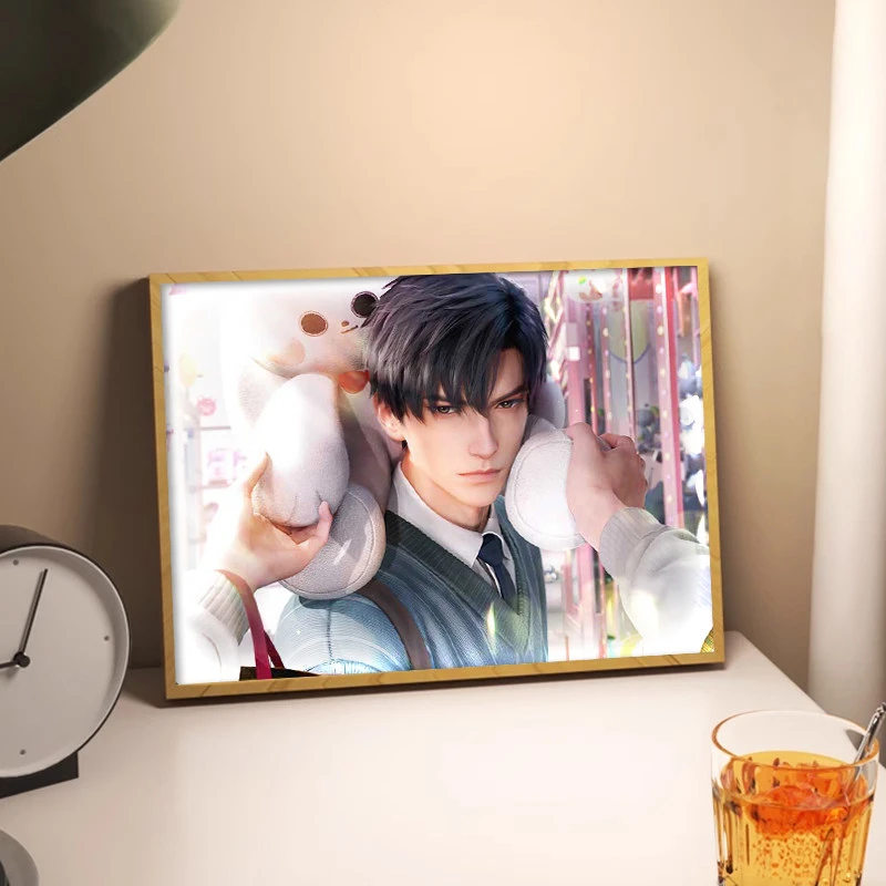 恋与深空镜子灯光画周边动漫黎深小夜灯二次元女生生日礼物装饰画