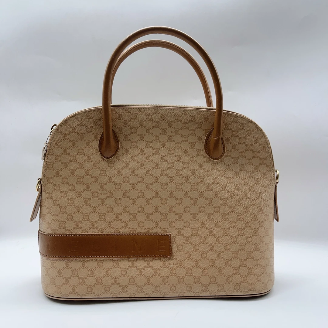 95新 Celine/思琳 米色手提包1331 0377