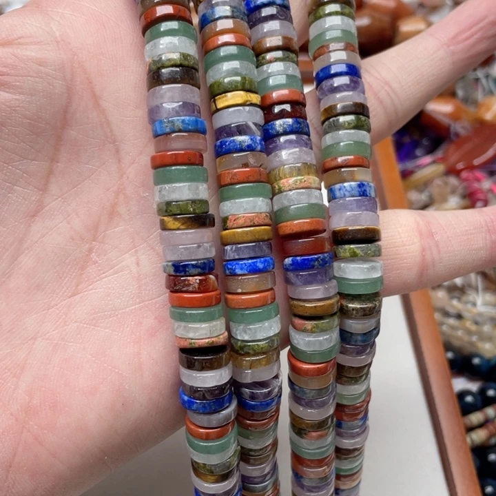 玛瑙/玉髓合金珠宝半成品一条10mm多宝隔片