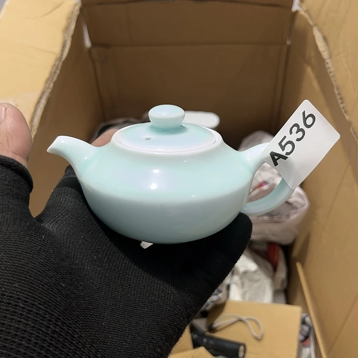 瓷片茶摆件工艺品摆件666